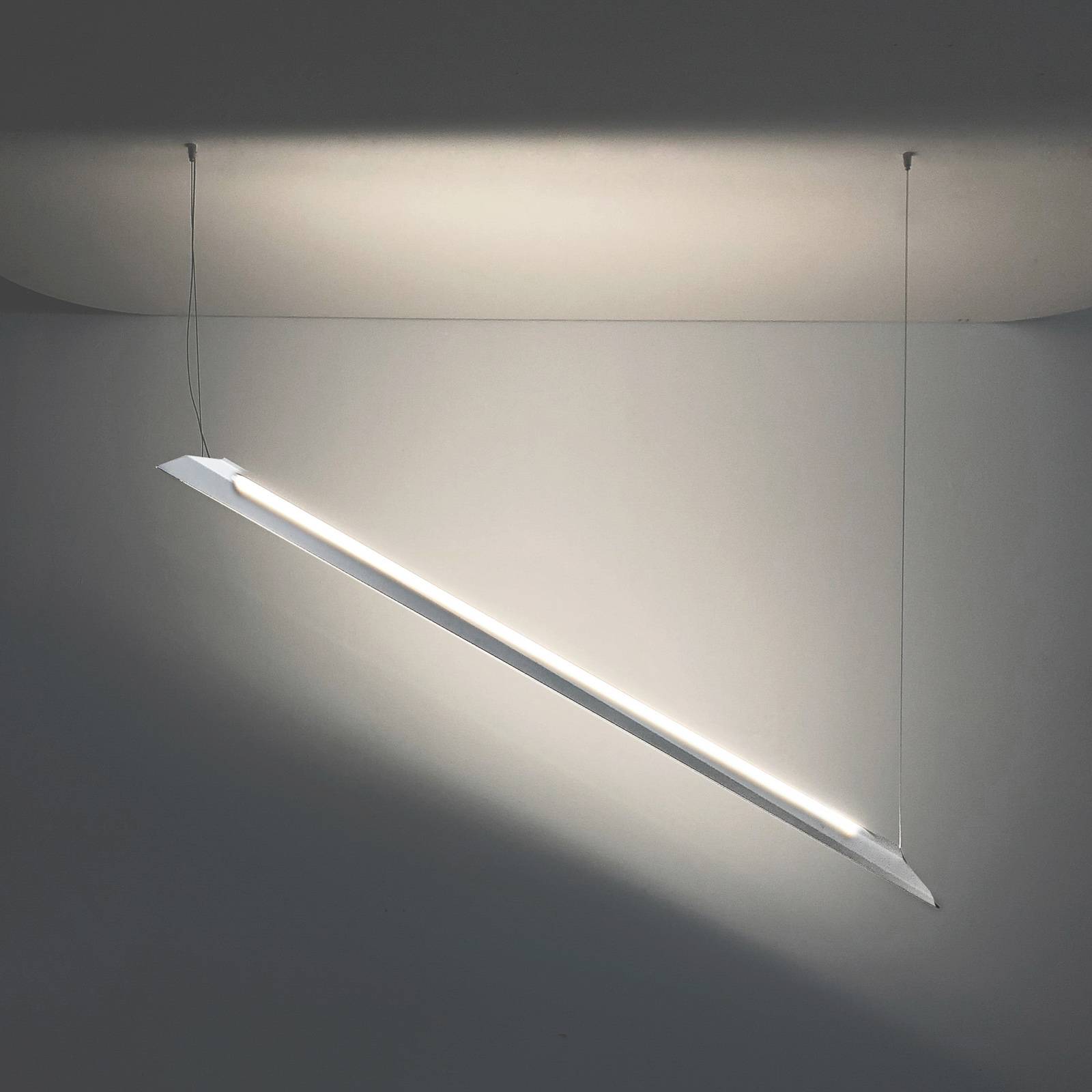 Knikerboker Schegge suspension 2 lampes blanche