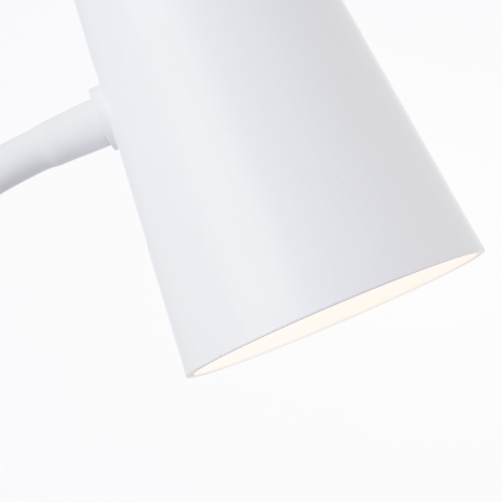 LED klem-tafellamp Adda wit 3-traps dimbaar