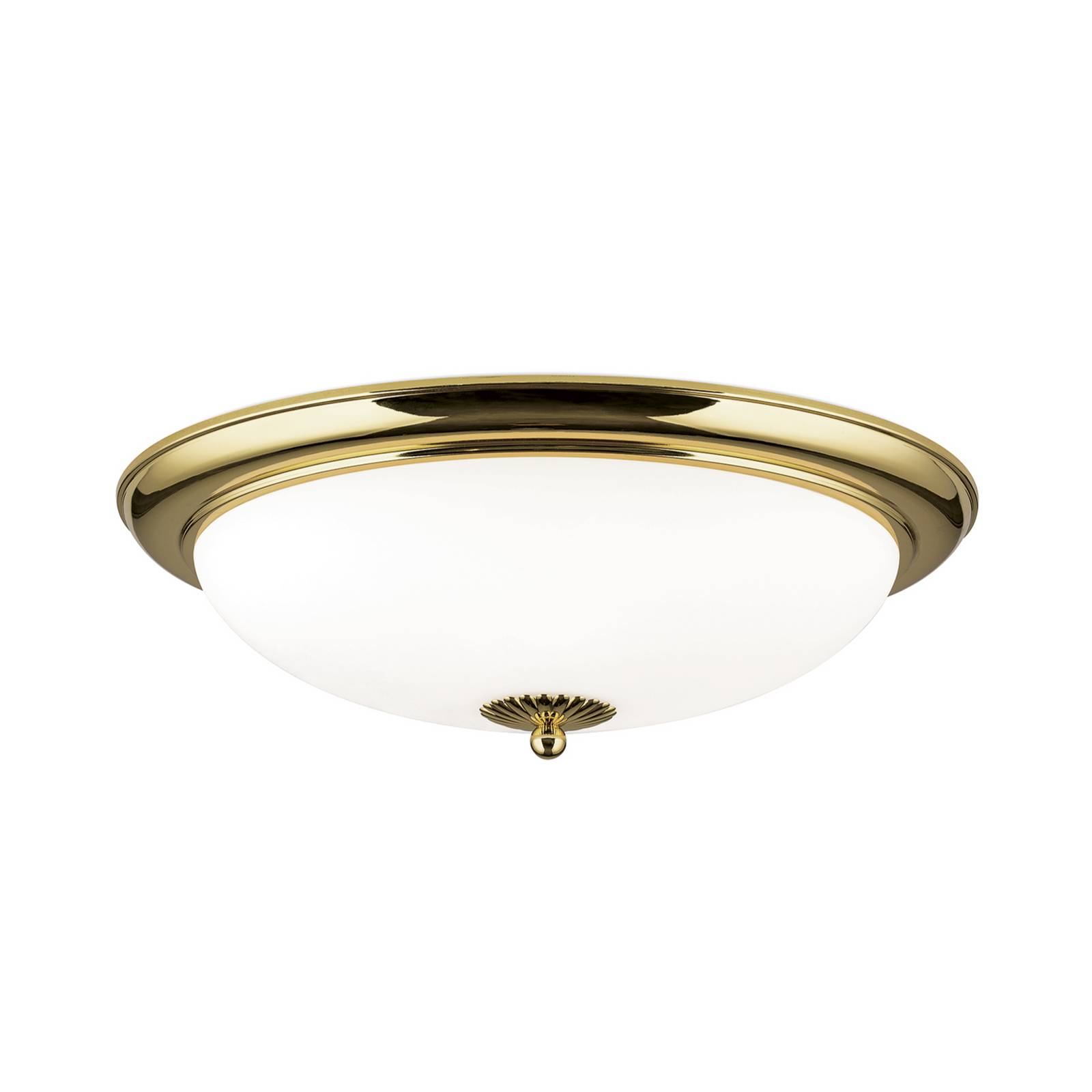 Deckenleuchte Empire, Ø 48 cm, gold, Glas opal matt