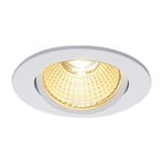 SLV New Tria 68 LED recessed spotlight 3,000K round