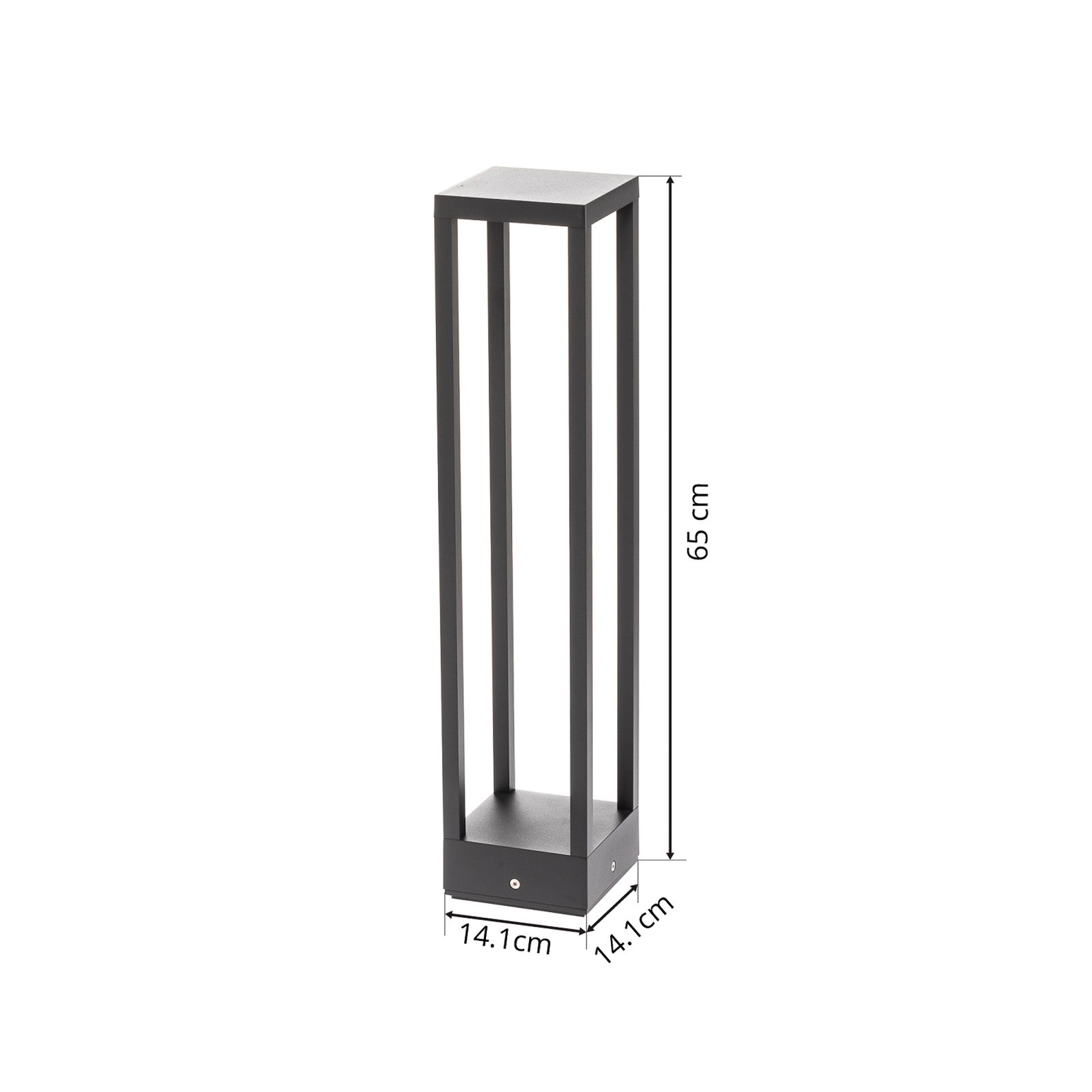 Carlota Kültéri Kerti Lámpa H65 Dark Grey - Lucande