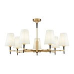 Maytoni Zaragoza chandelier 7-bulb fabric