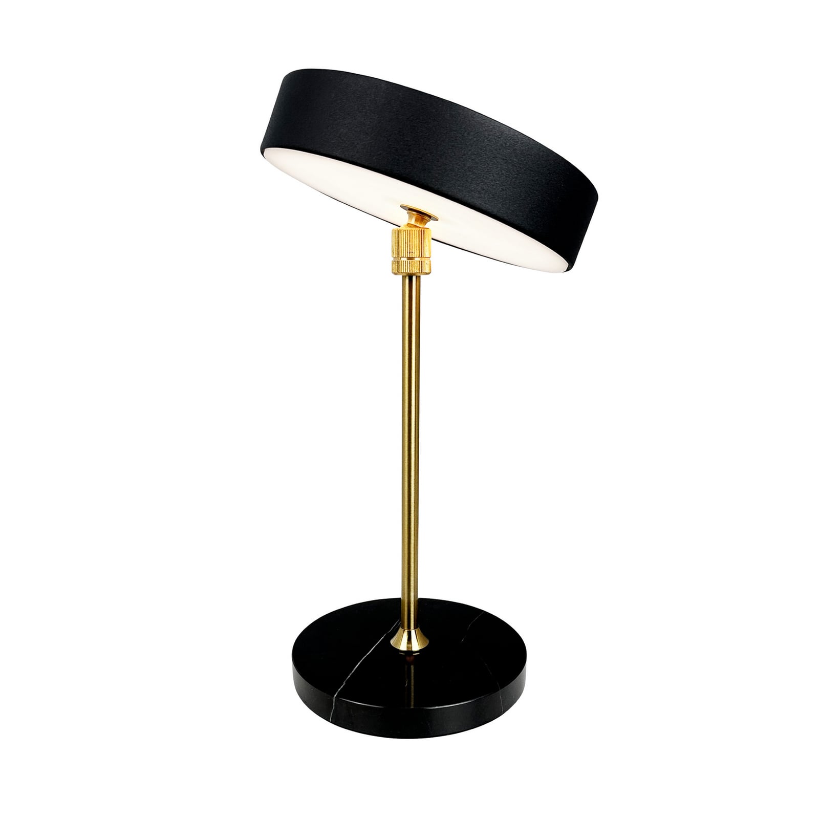 Moonlight LED-bordlampe med batteri, sort, metal, 3.000 K – Dyberg Larsen
