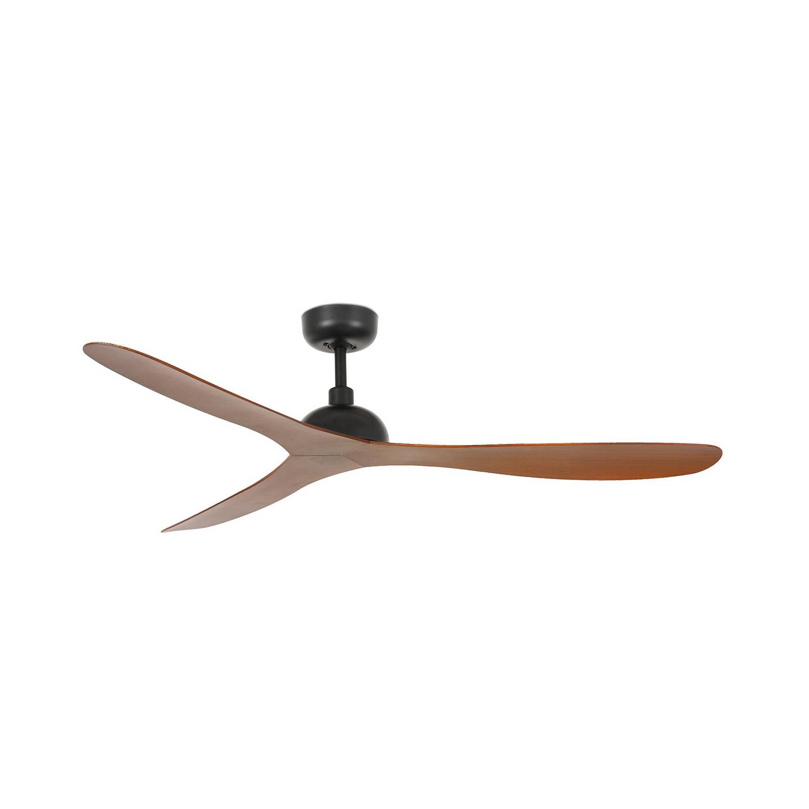 Deckenventilator Gotland, DC, schwarz/Holz dunkel günstig online kaufen