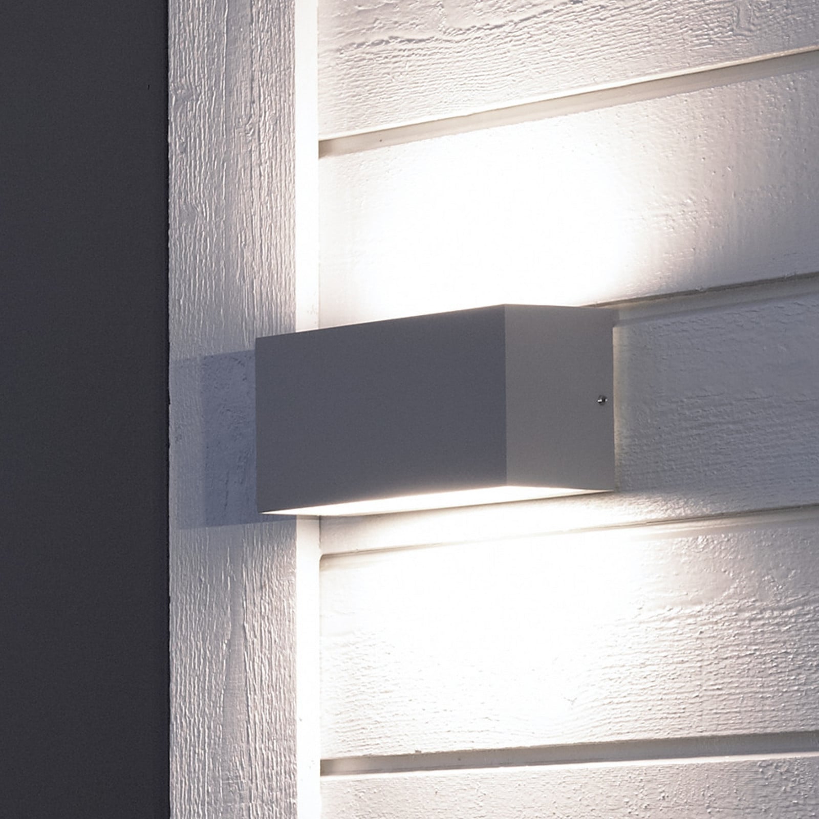 Asker Down LED Außenwandleuchte L21,5 Verzinktem Norlys - Terrasse - Aluminium