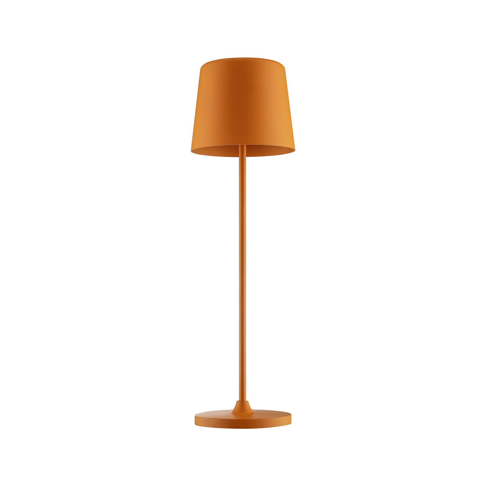 LED-Akku-Tischlampe Kaami, dimmbar orange matt