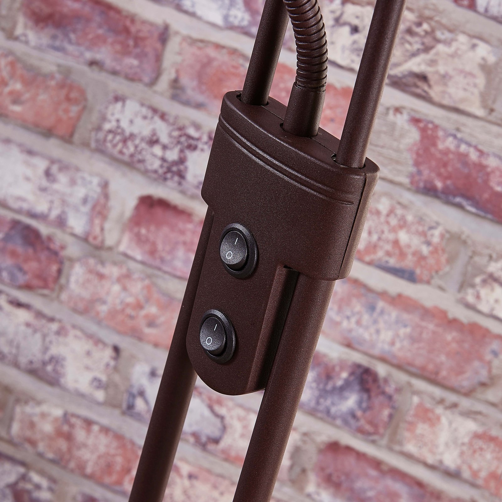 Felicia Vloerlamp Rust/Amber - Lindby