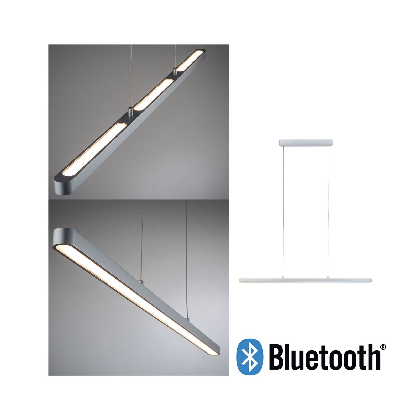 Lento LED Suspension TW/Bluetooth  Chrome - Paulmann