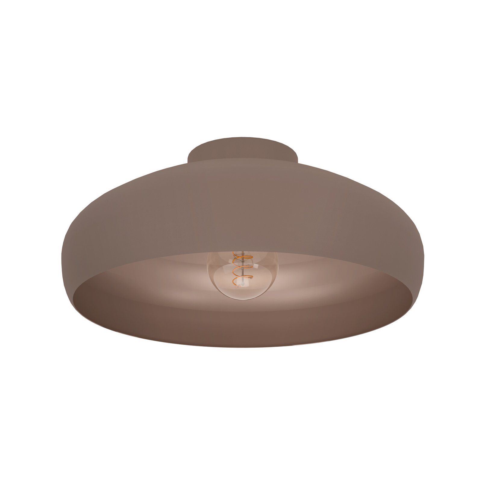 Plafoniera Mogano, Ø40cm, marrone caffè