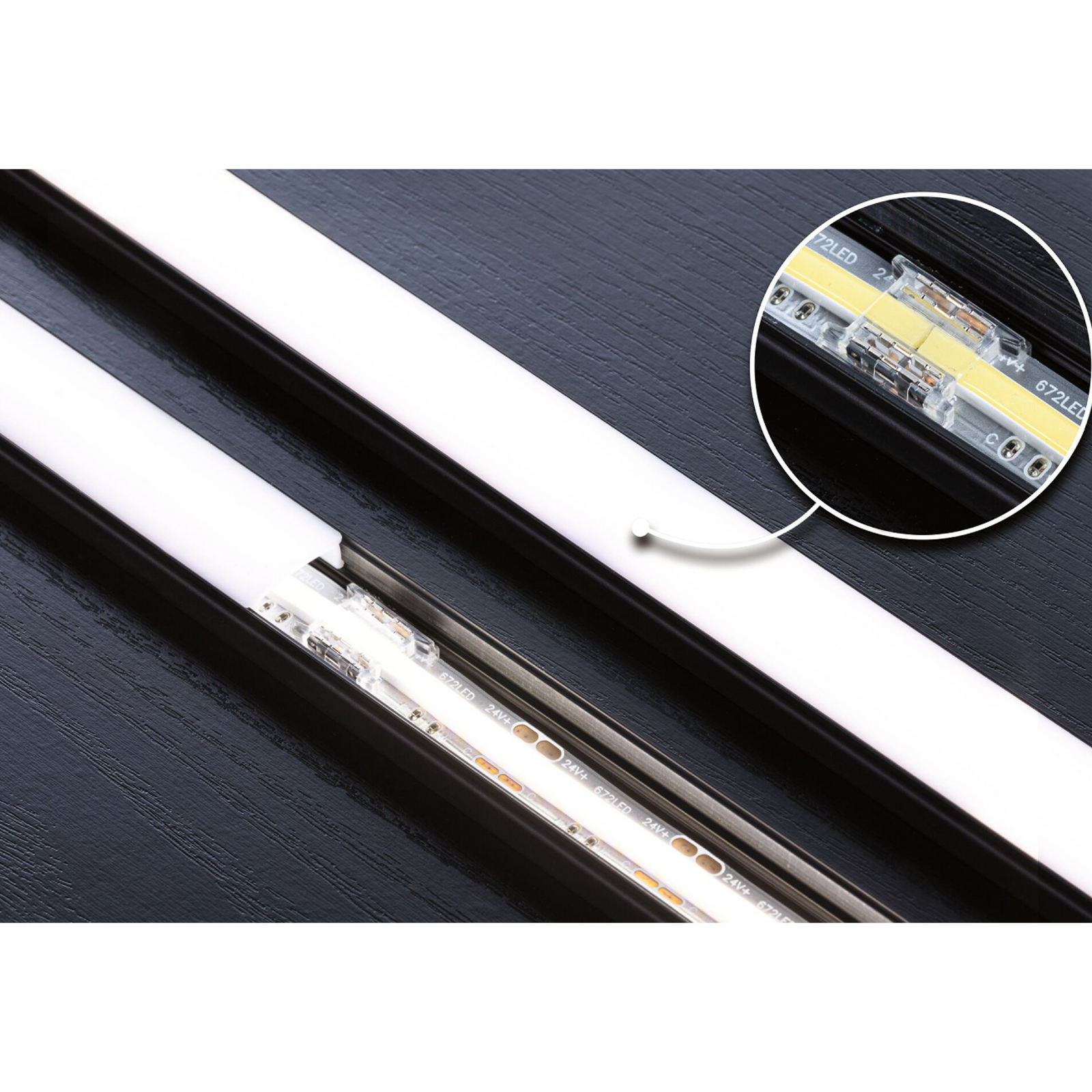 Sada konektorů Paulmann MaxLED COB pro LED pásek, bílá/čirá Sada konektorů Paulmann MaxLED COB pro LED pásek, bílá/čirá