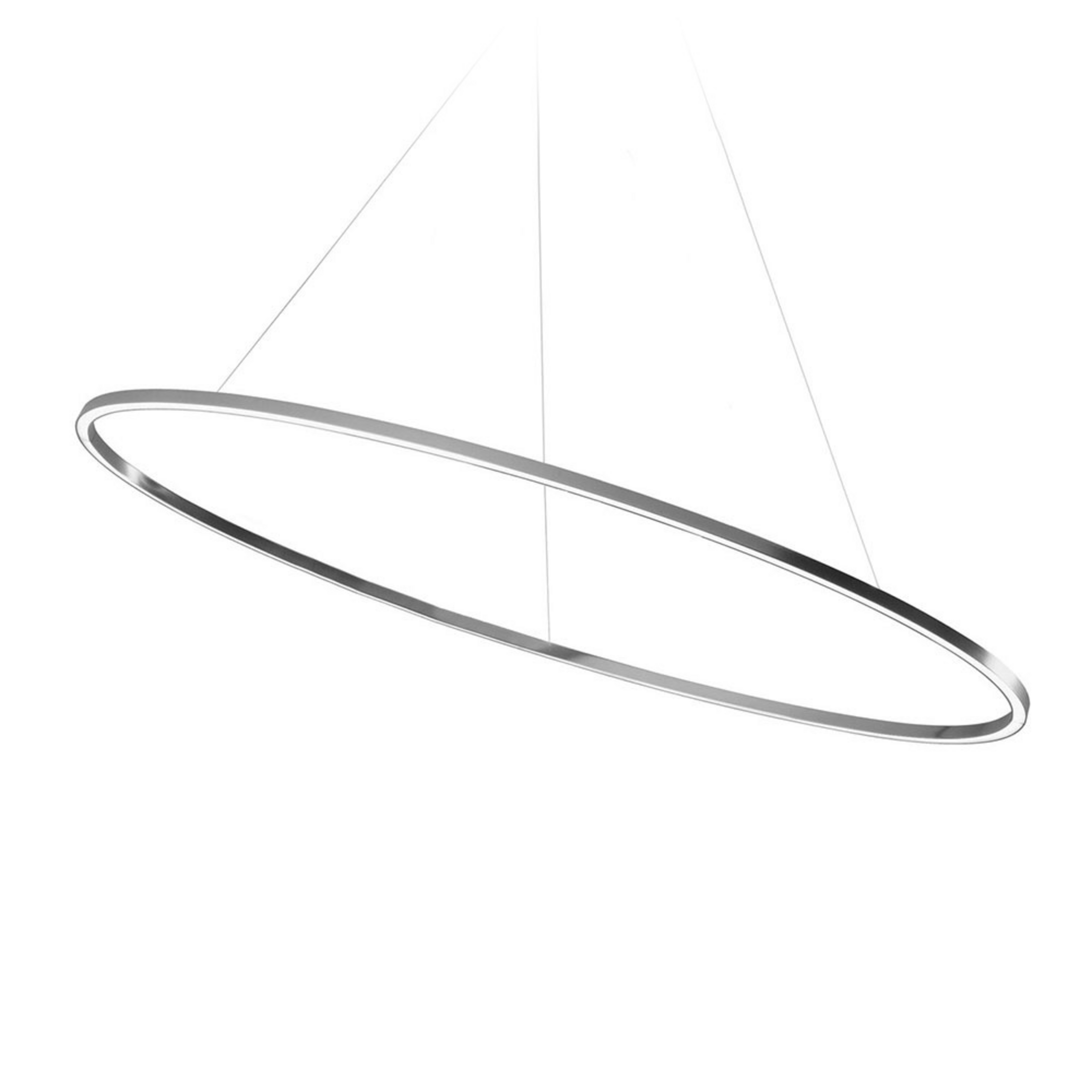 Nemo Ellisse Major Hängelampe Down 2700K aluminium