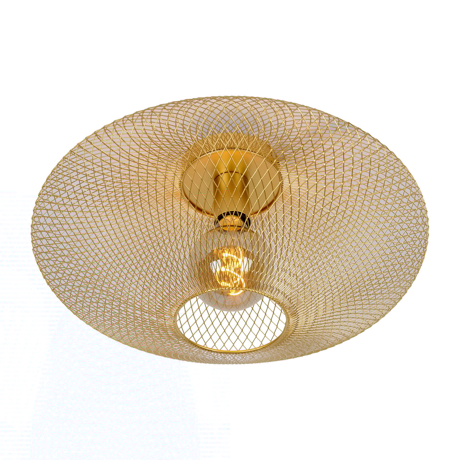 Deckenleuchte Mesh, trapezförmig