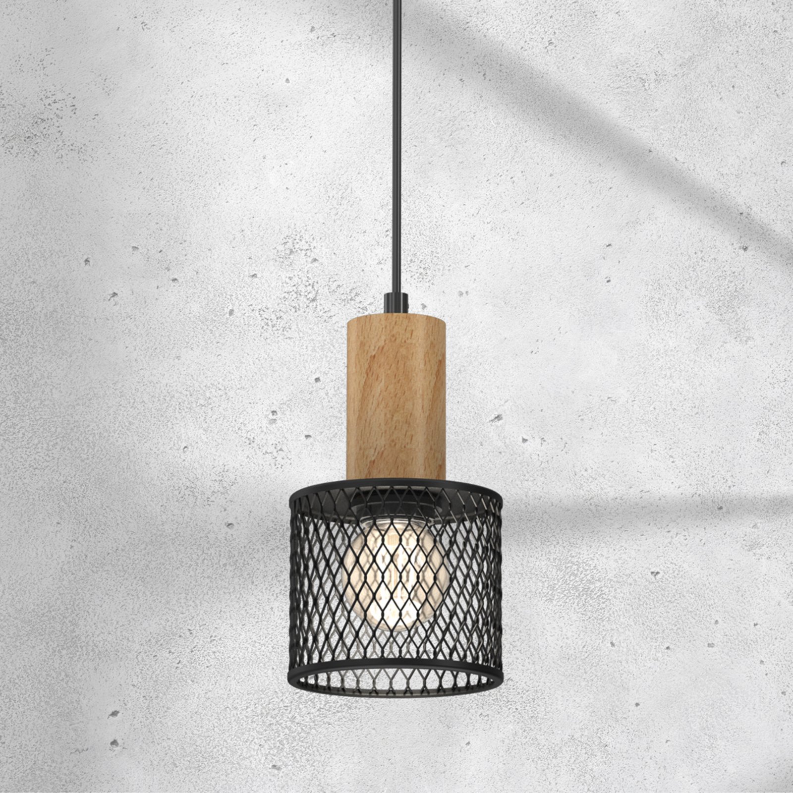 Sobresa pendant light latticed lampshade 1-bulb