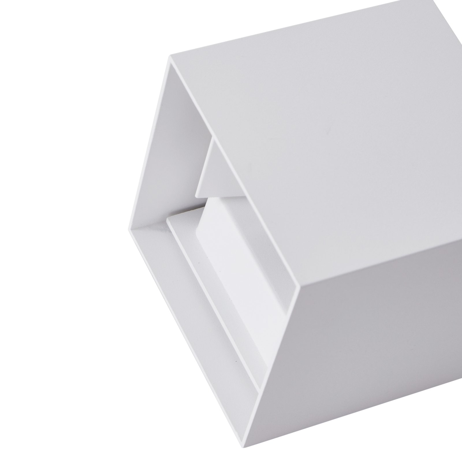 Nivar Square LED Candeeiro de Parede Exterior White - Lindby