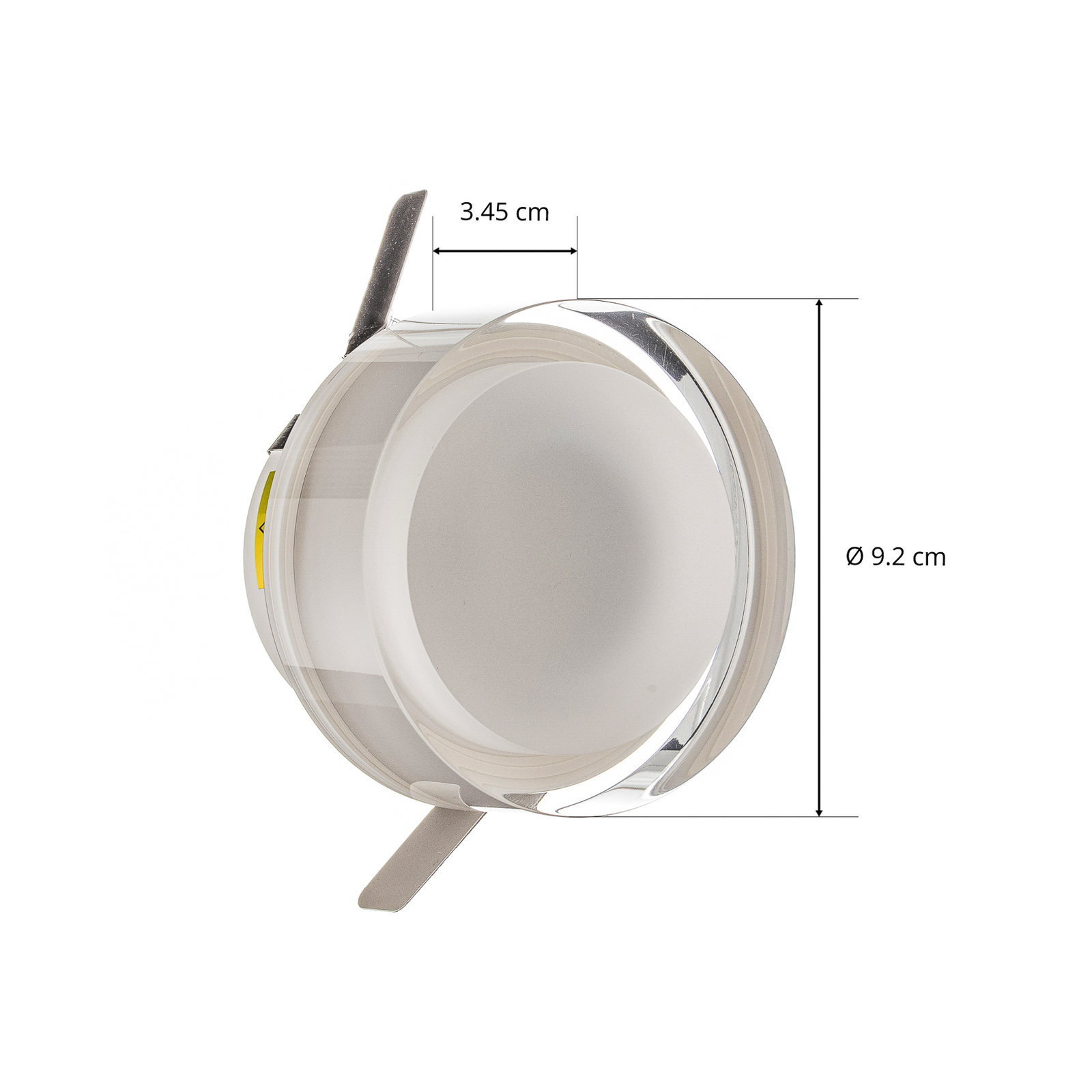 WEVER & DUCRÉ Mirbi IP44 1.0 LED-es süllyesztett lámpa kerek