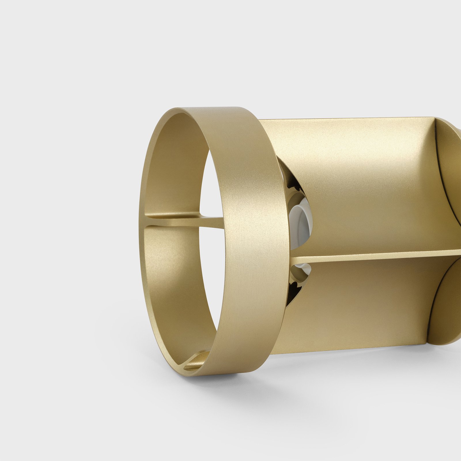 Nástěnné svítidlo Tala Loop small, hliník, LED globe III, zlatá barva