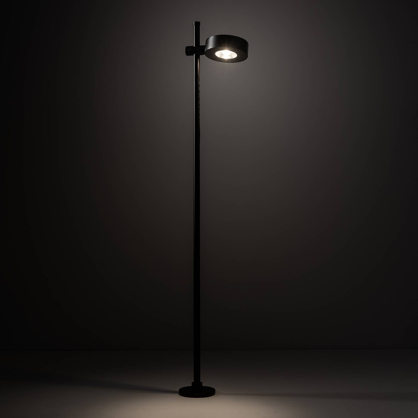 LED-Sockelleuchte Tessa, schwarz, Aluminium, Höhe 100 cm günstig online kaufen