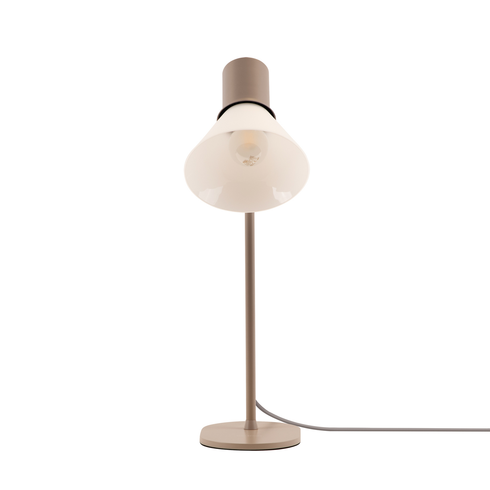 Anglepoise-tafellamp Type 80 T1, beige, 48 cm, glas