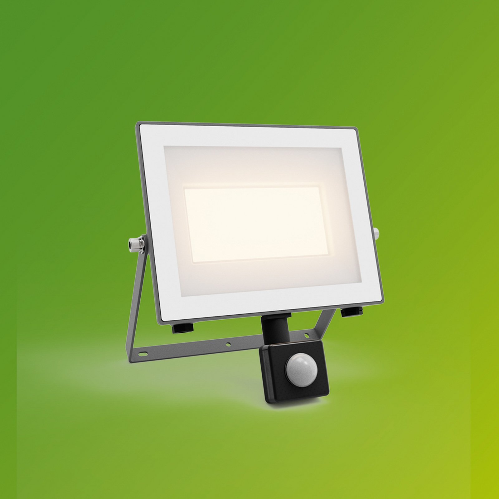 Philips LED-Außenstrahler Lois UE Sensor, 24 W, 3.000 K IP65