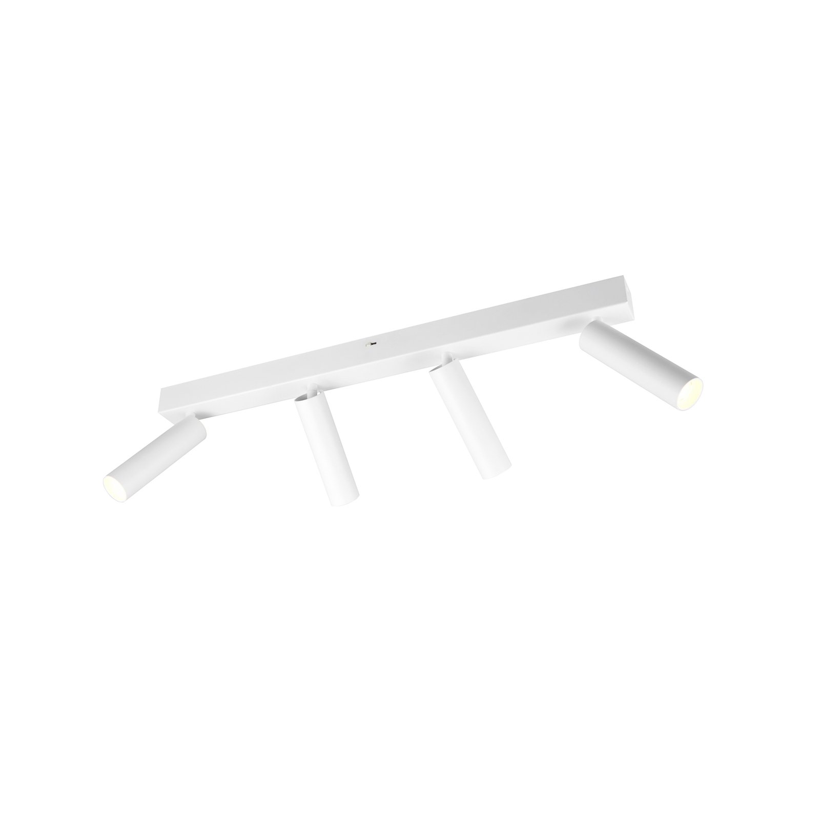 Spot pour plafond LED Ambala, 4 lampes, blanc, métal, CCT, intensité