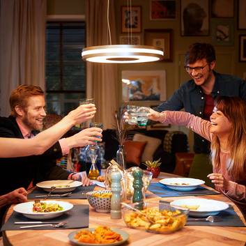 Philips Hue Being LED-Hängeleuchte m. Dimmschalter