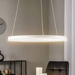 Závesné svietidlo Arcchio Albiona LED, biele, 60 cm
