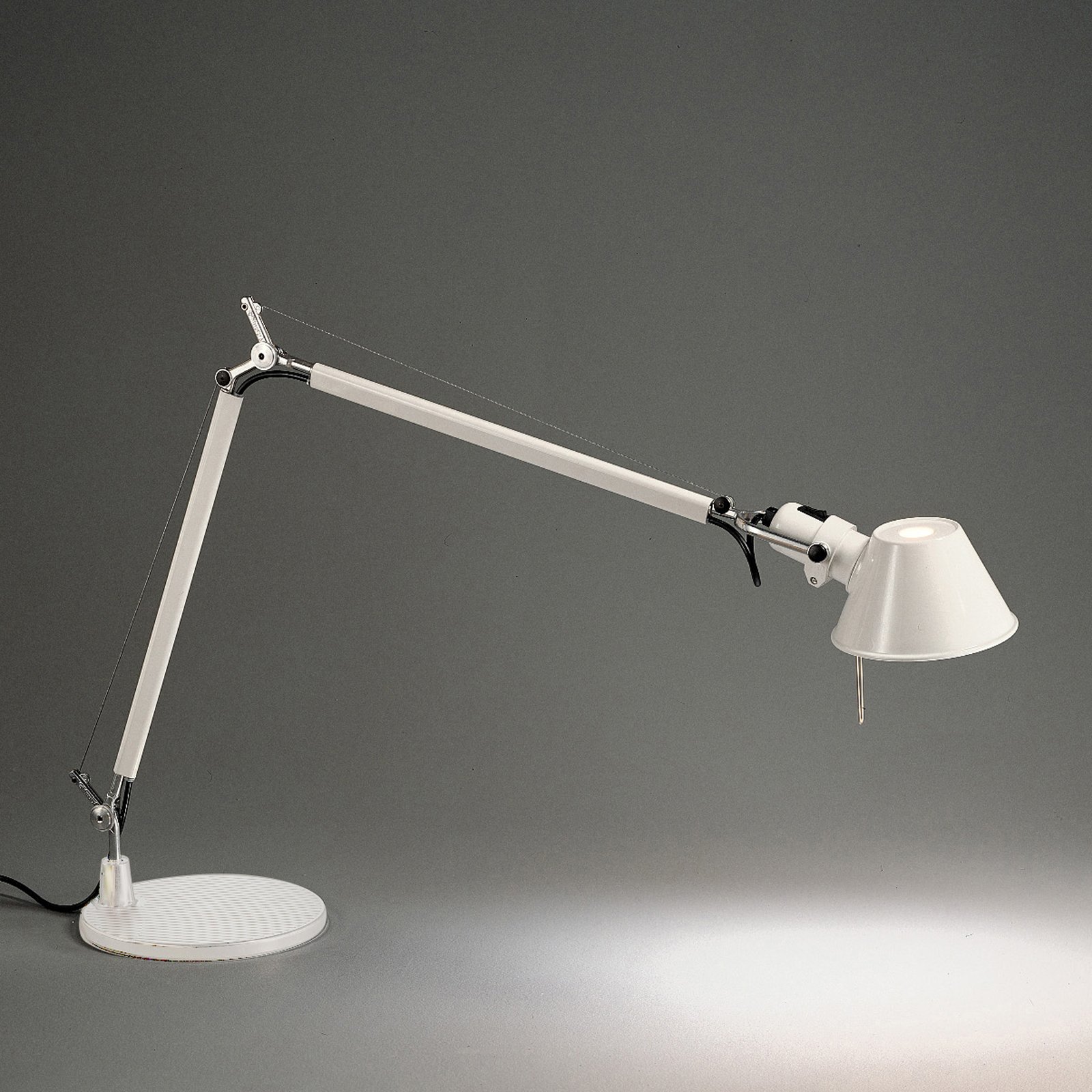 Tolomeo Veioză E27 White cu White Base - Artemide