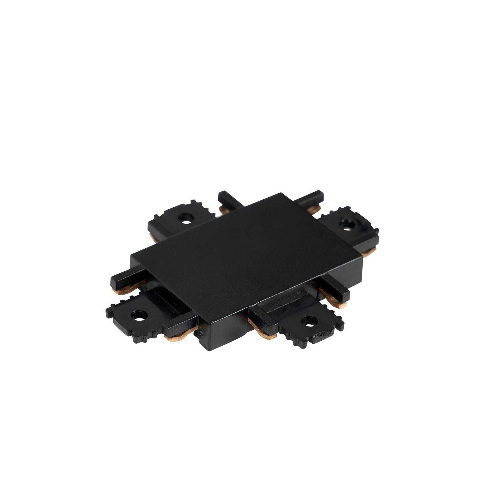 Lindby connecteur en croix Lumaro noir plastique