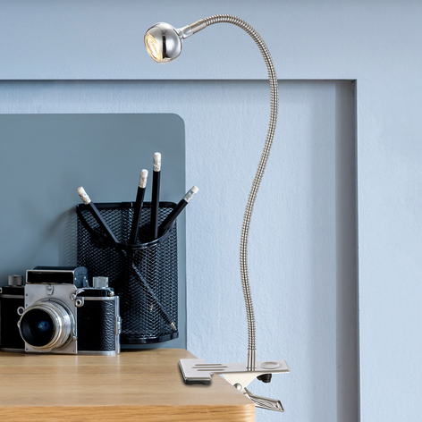LED-Klemmleuchte Serpent mit Flexarm