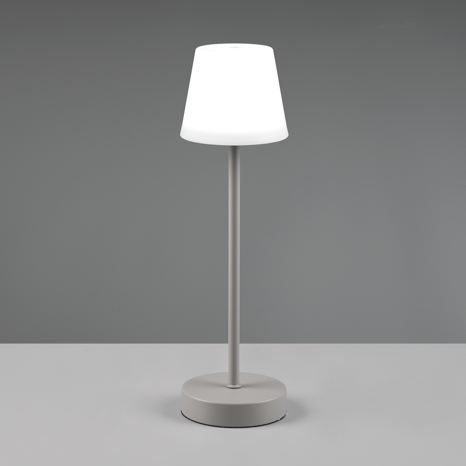 Martinez LED table lamp, dimmer and CCT, grey