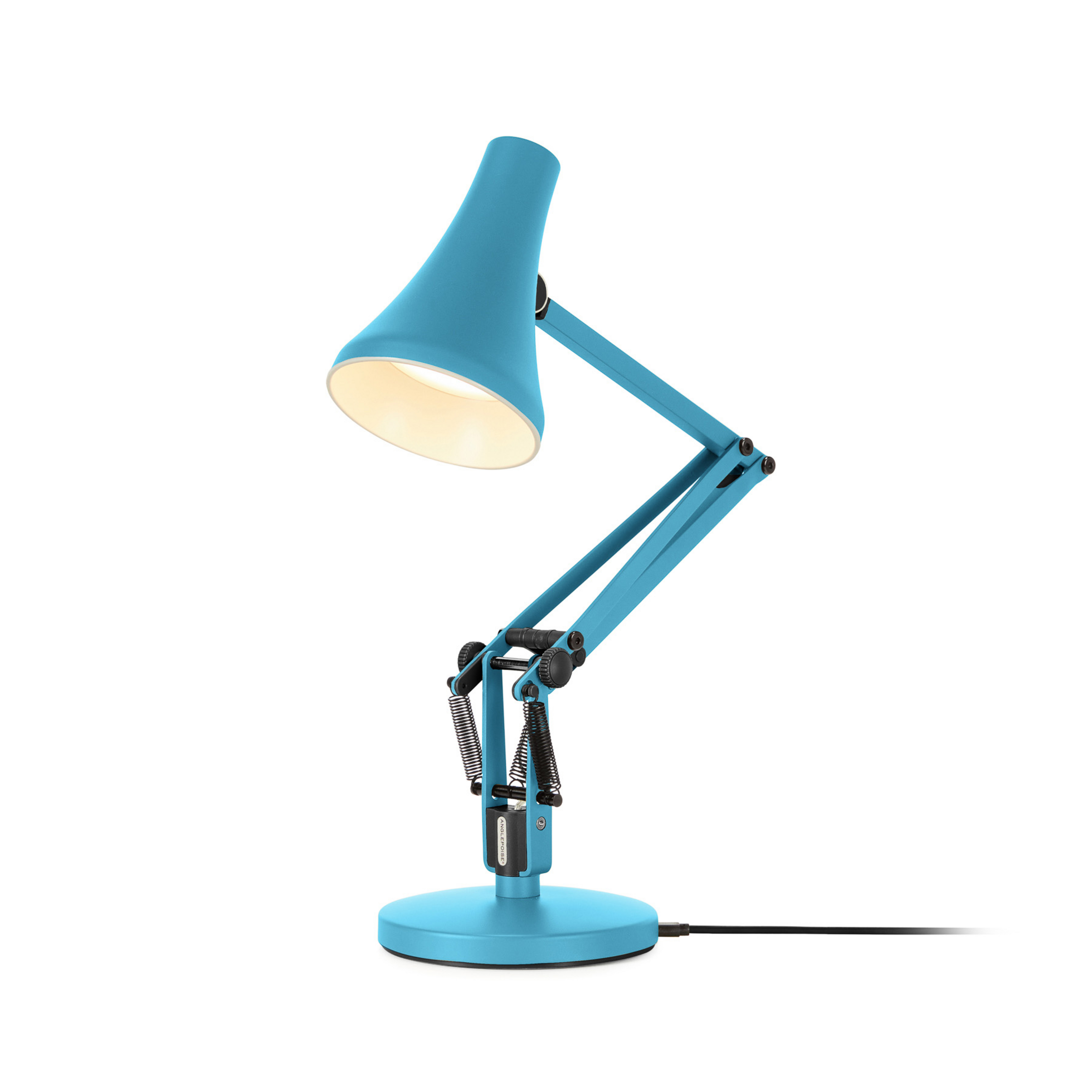 Anglepoise LED stolní lampa 90 MINI MINI VIVID, tyrkysově modrá USB
