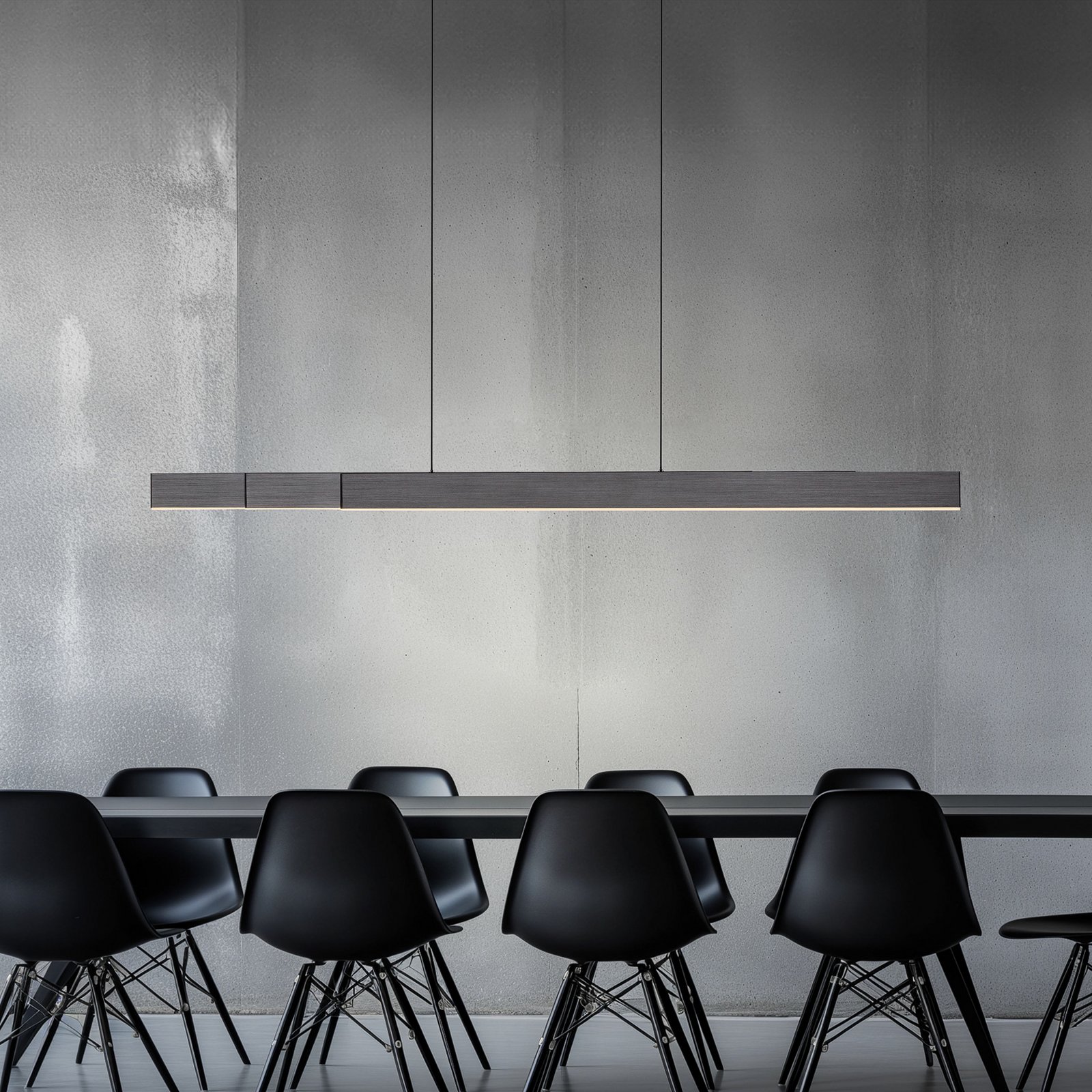 PURE Suspension LED Moto-Rise, gris, aluminium, CCT