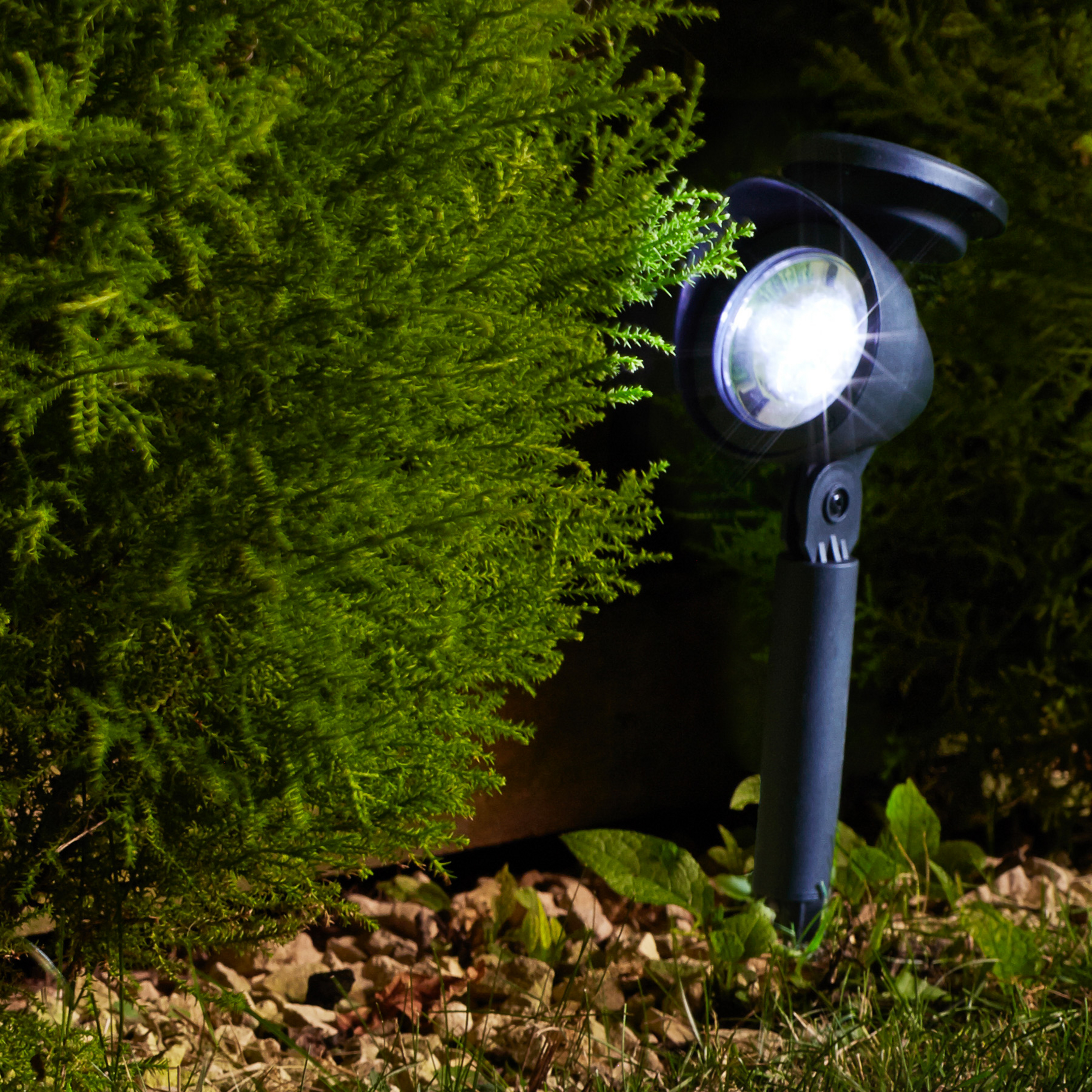 LED-Solar-Erdspießstrahler Prima, 4er Set, IP44