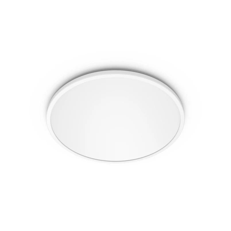 Philips – SuperSlim Deckenlampe weiß Ø 24,5 cm IP44 2.700 K