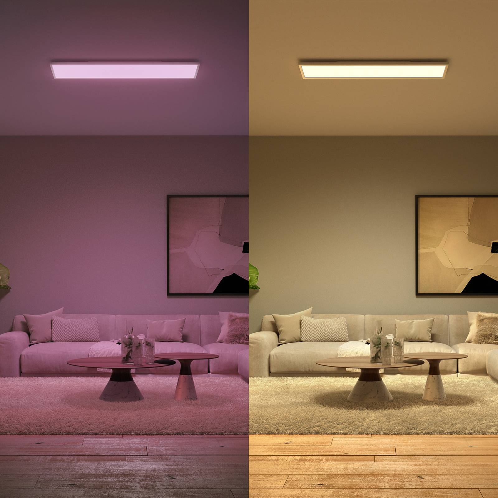 Panel LED Philips Hue White & Color Ambiance Surimu 120x30cm