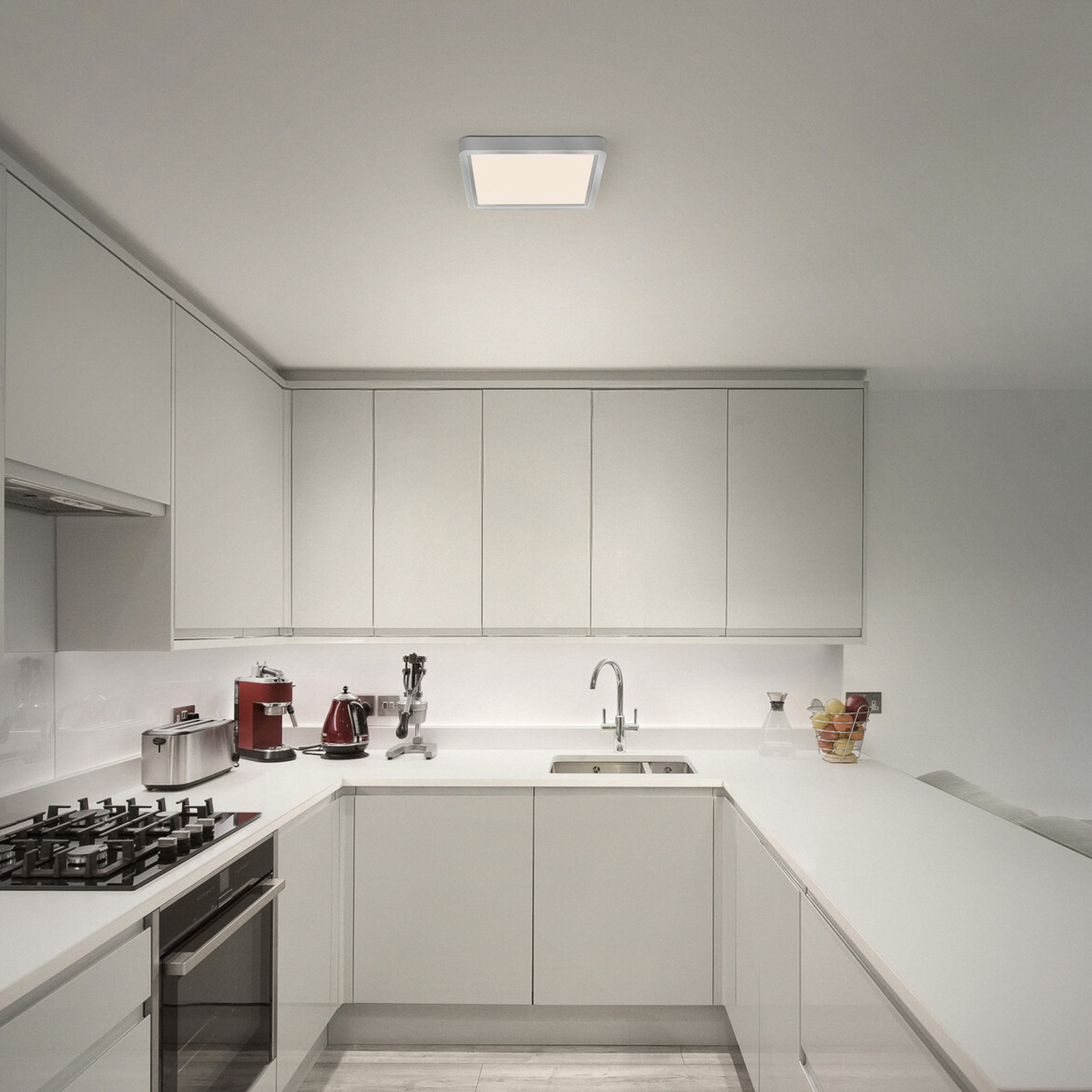 Φωτιστικό οροφής LED OSRAM ORBIS QUICKFIX 32x32 εκ. ασημί, clickdim Φωτιστικό οροφής LED OSRAM ORBIS QUICKFIX 32x32 εκ. ασημί, clickdim