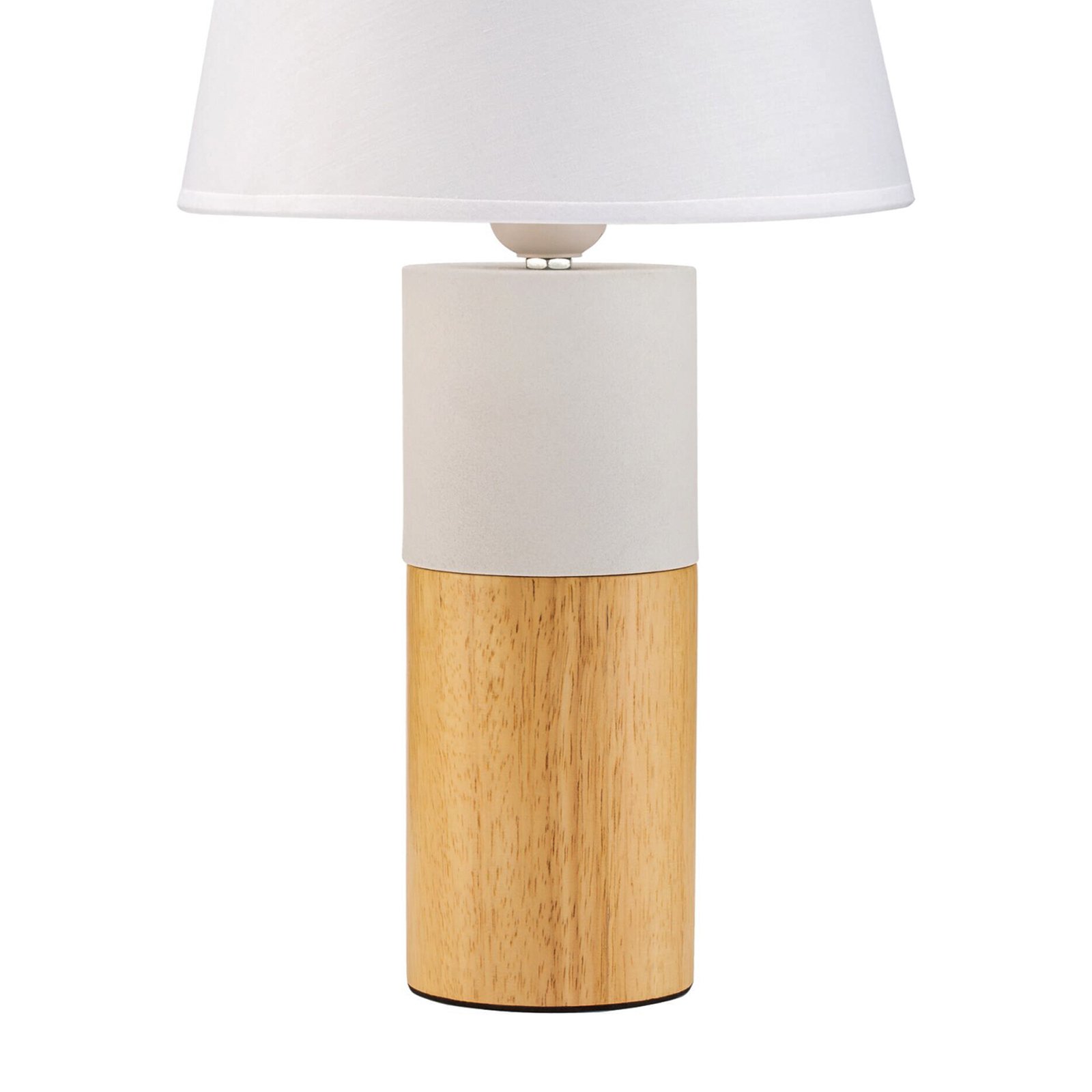 Pauleen Woody Elegance -pöytälamppu puu/tekstiili