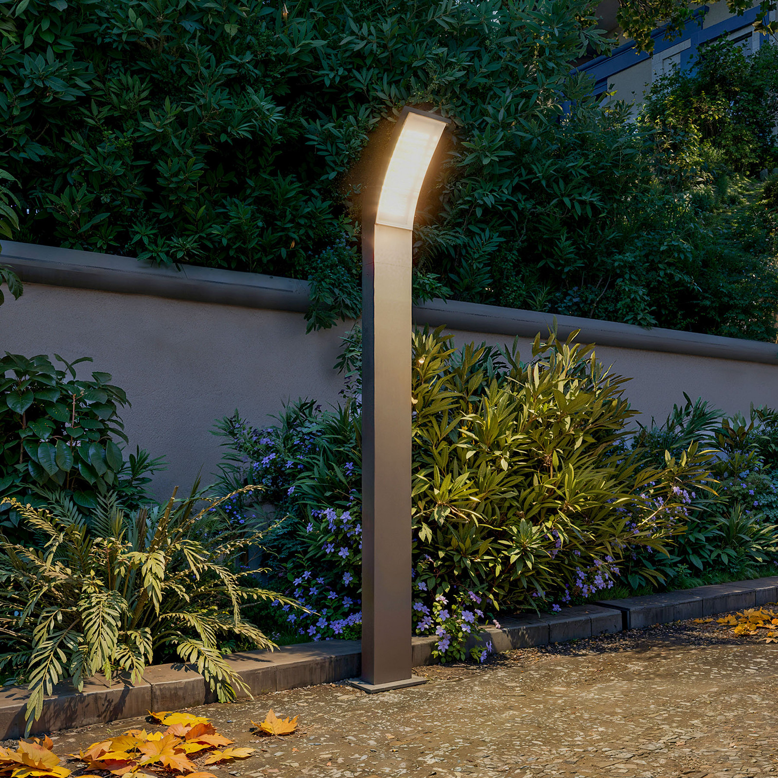 Bornă luminoasă LED Philips Splay UE 96 cm antracit IP44 - antracit alb - Aluminiu