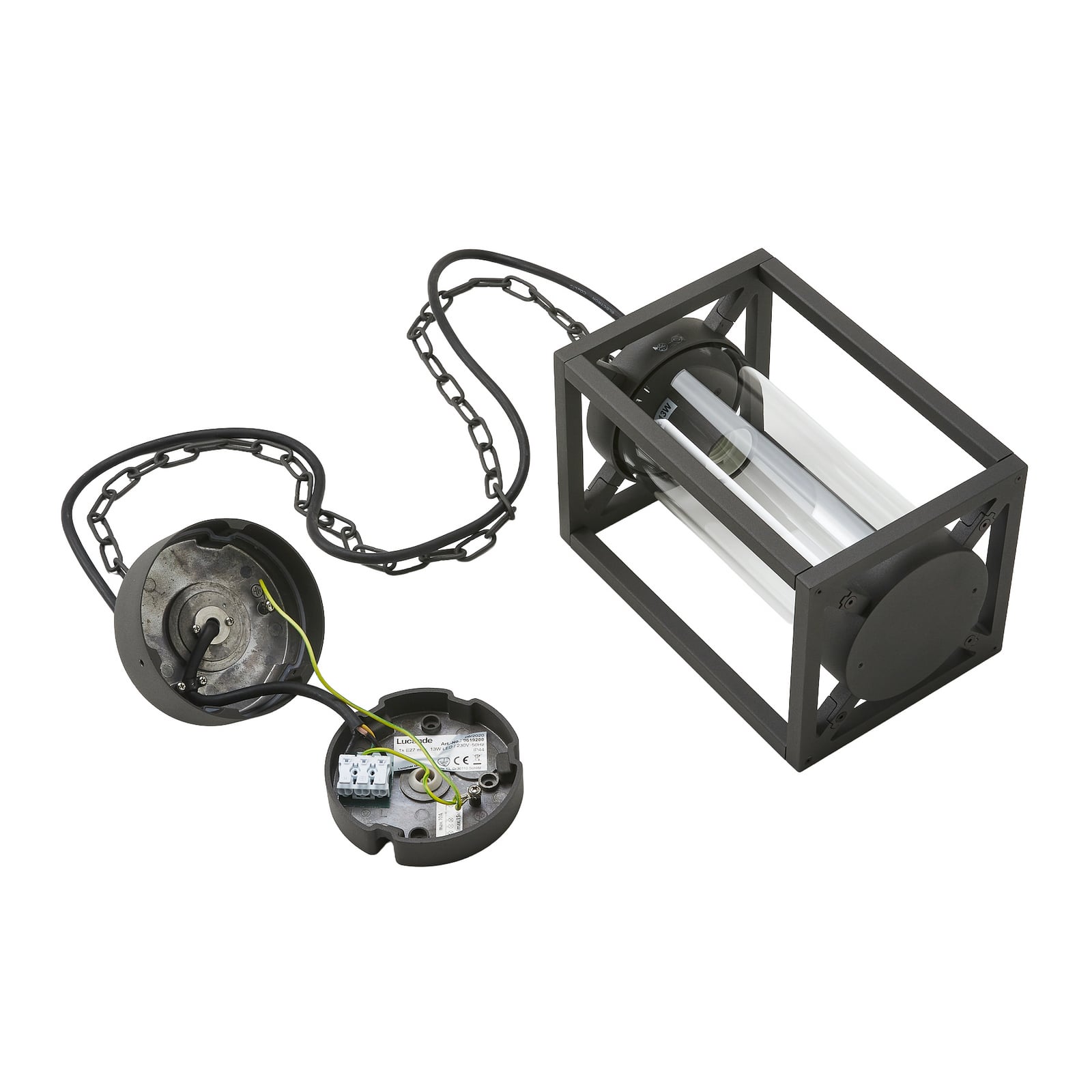 Ferda Buiten Hanglamp Graphite - Lucande