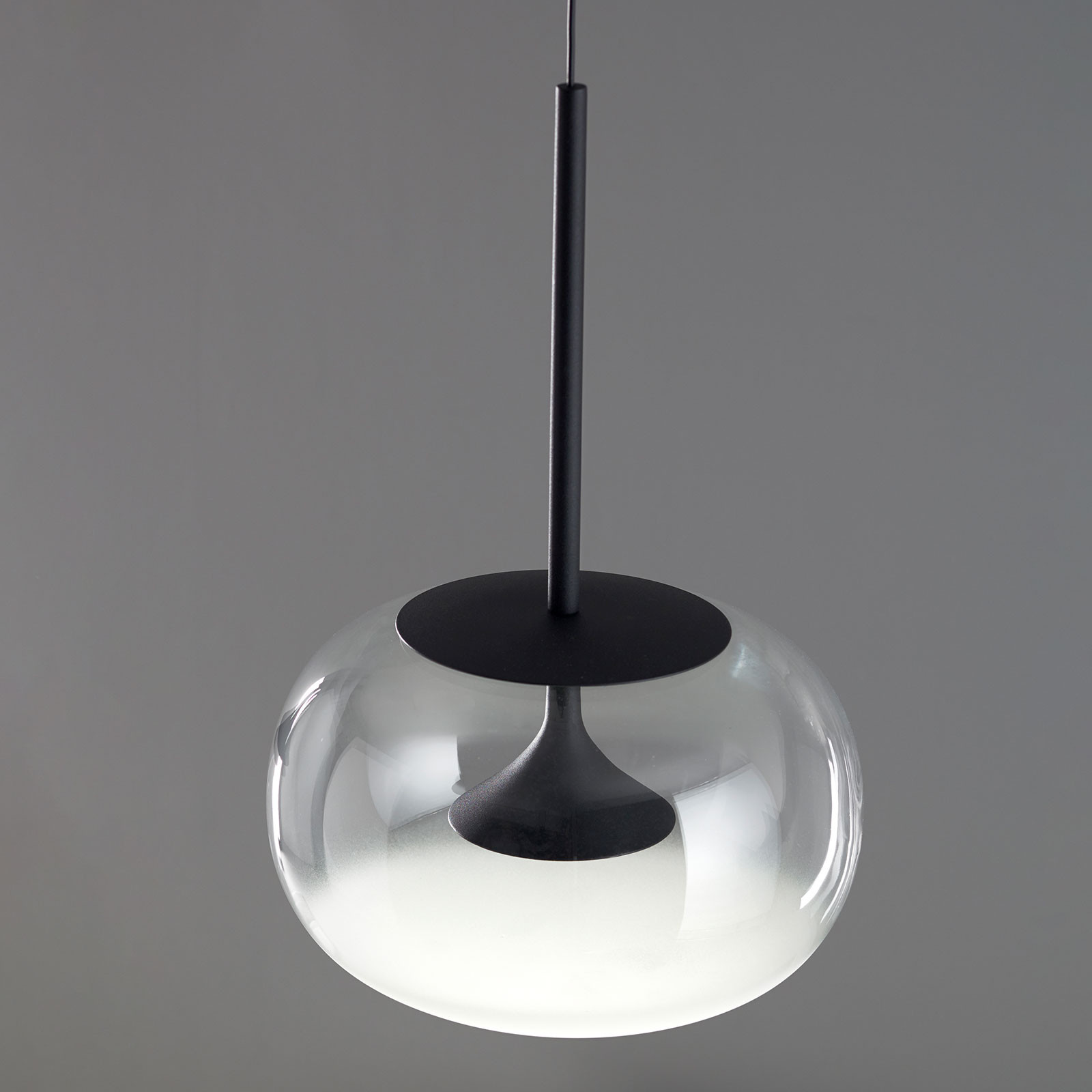 LEDS-C4 Alive lampă suspendată LED 00-6671 - Camera de zi / sufragerie - modern - negru mat transparent - Metal