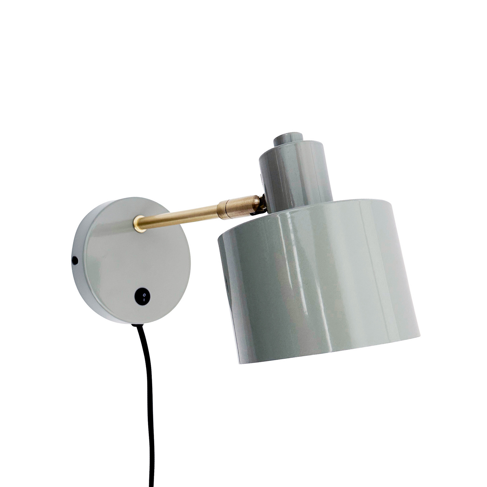 Dyberg Larsen vegglampe Ocean, olivengrønn, utstrekning 30 cm
