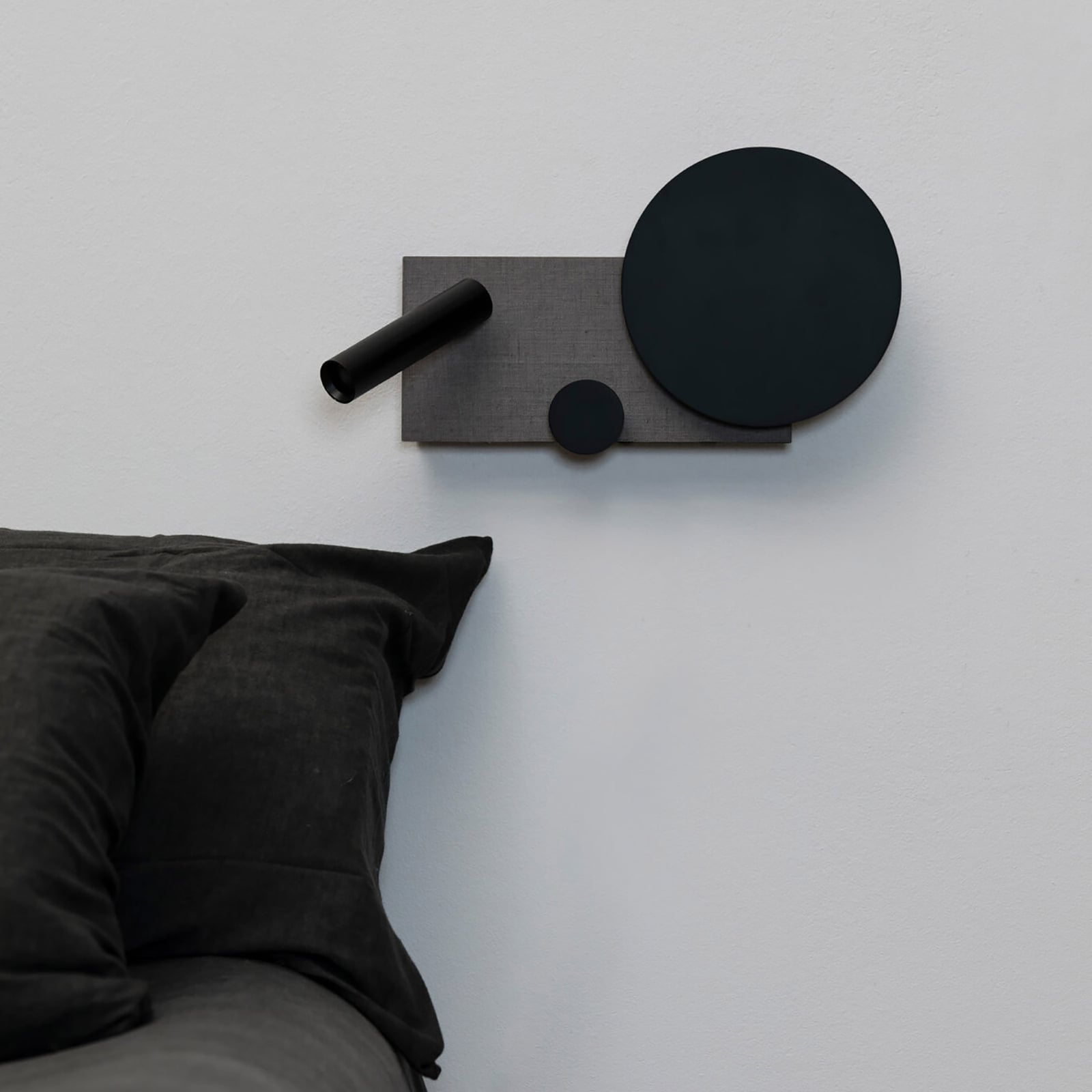 Applique murale LED Klee, grise, version droite, à 2 lampes Applique murale LED Klee, grise, version droite, à 2 lampes