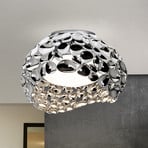 Narisa LED plafondlamp, Ø 46 cm, chroom