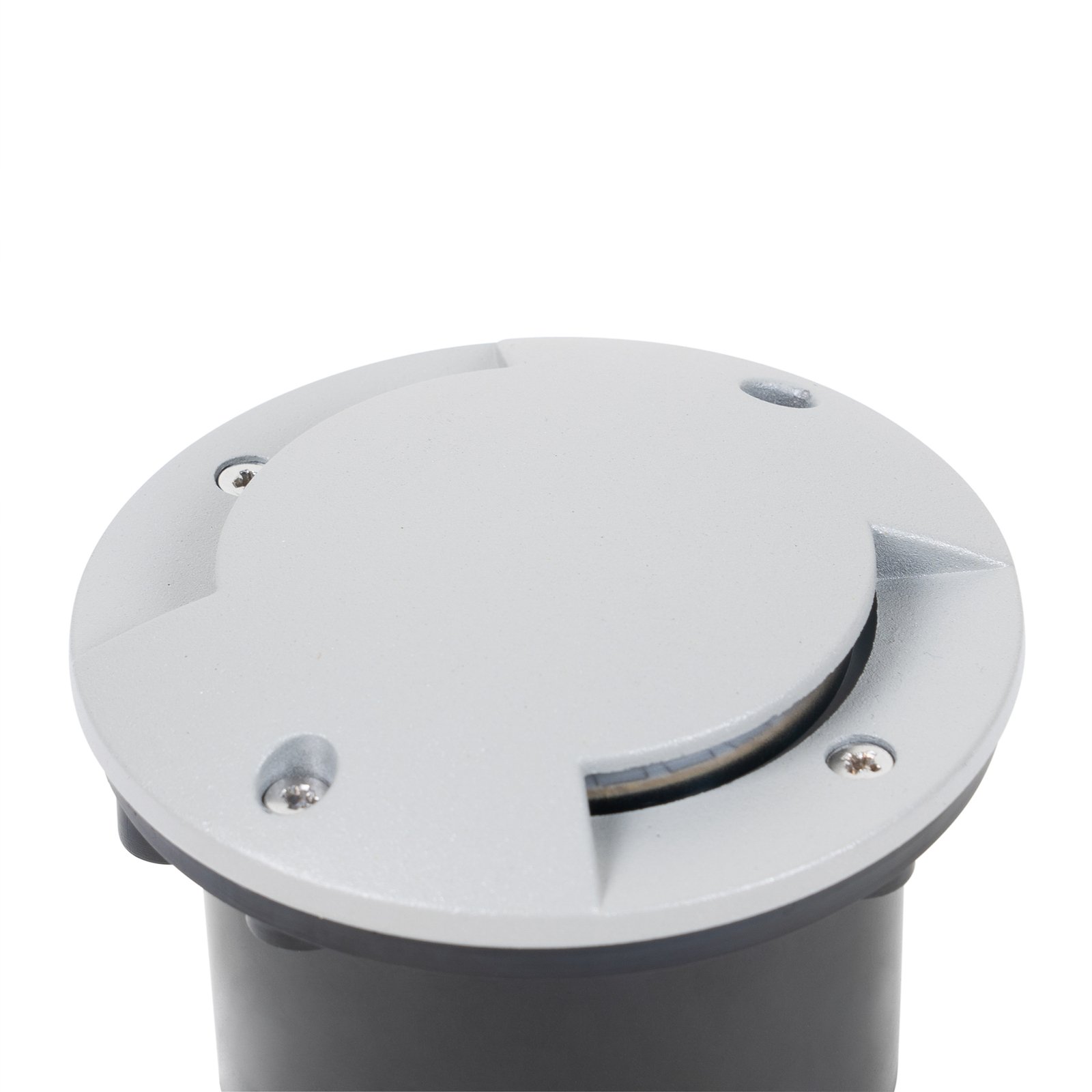 Nandita LED Recessed Ground Spot IP65 Silver - Lindby