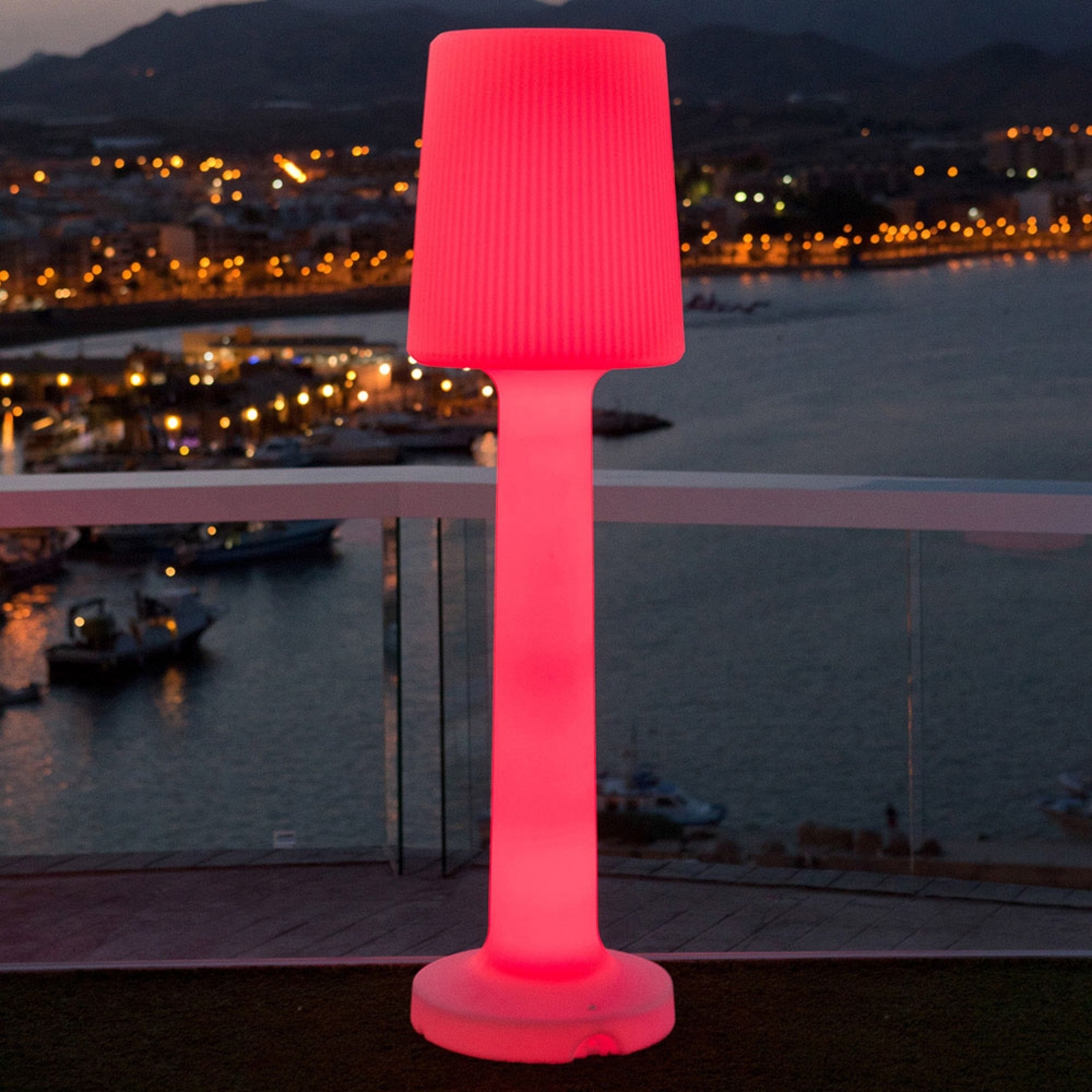 Newgarden Carmen vloerlamp met oplaadbare batterij, hoogte 110 cm