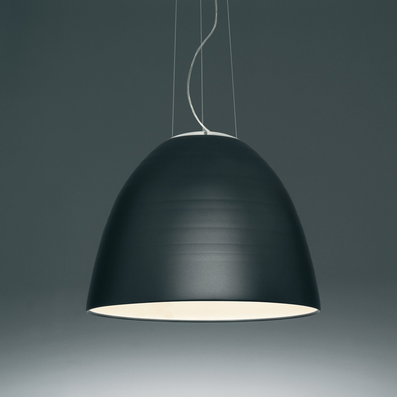 Artemide Nur App LED hanging light, anthracite