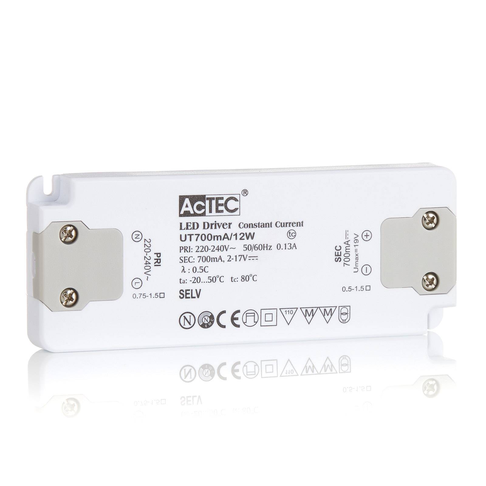 Levně AcTEC Slim LED ovladač CC 700mA, 12W