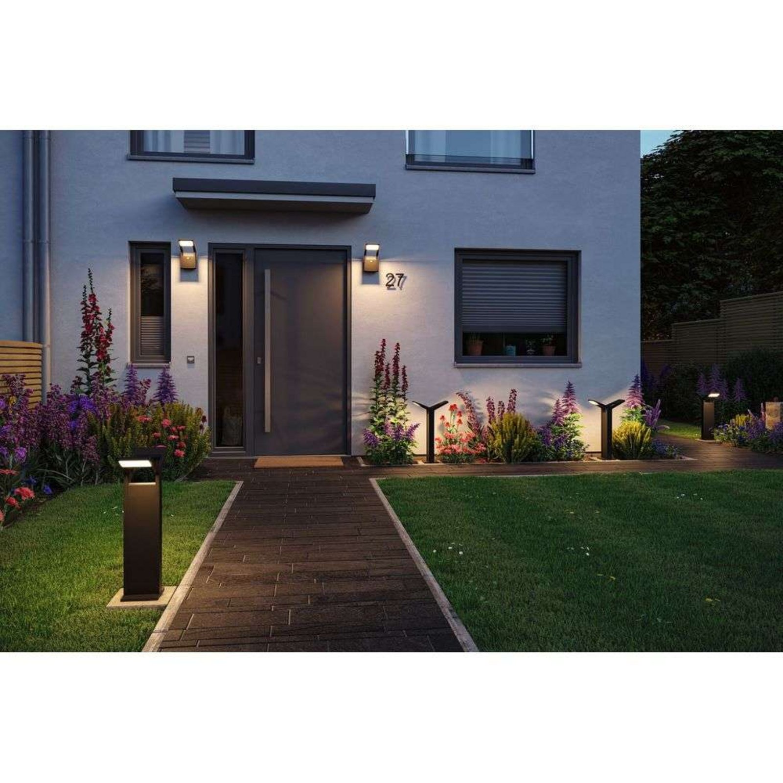 Juntea Aplica de Exterior w/Sensor SWR Antracit - Paulmann