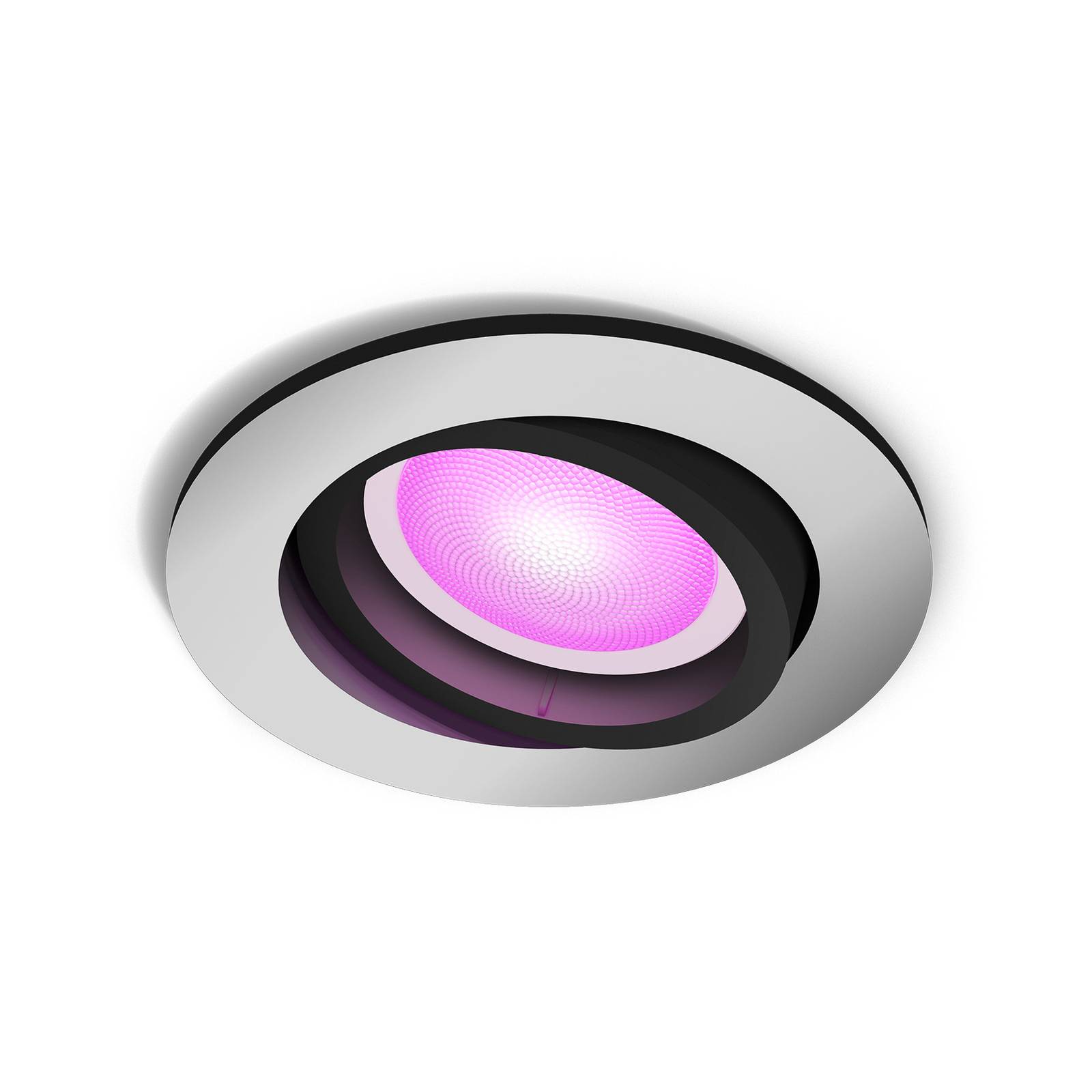 Philips Hue LED-Einbauspot Centura, aluminium Ø 9 cm CCT RGB günstig online kaufen