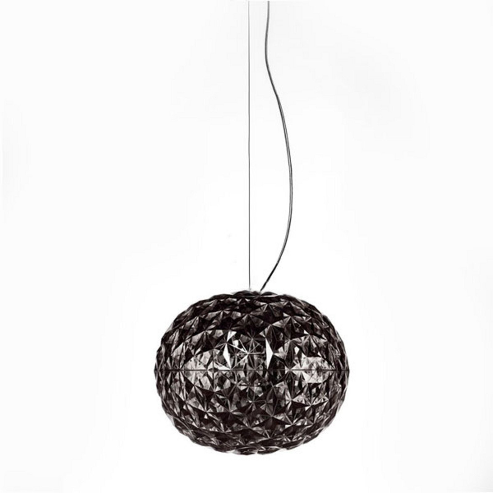 Kartell Planet - lampă pendul LED gri fumuriu - Camera de zi / sufragerie - design - gri-fumuriu - Plastic